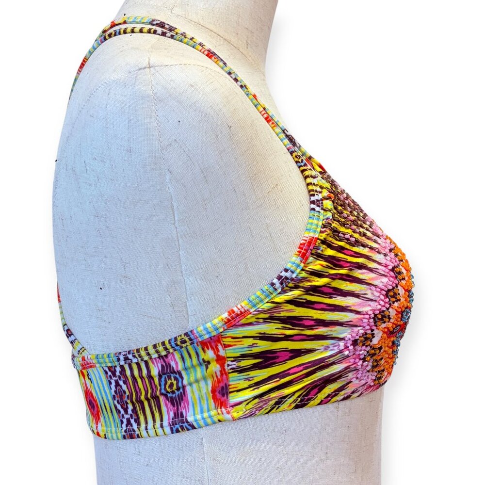 Sunbeam Utopia Beaded Halter Bikini Top - Picture 7 of 15
